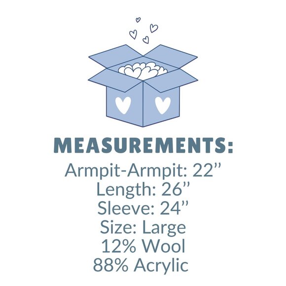 Vintage 90s Grandpa Sweater Knit Wool Blend Geometric Pullover Retro Slouchy - Picture 7 of 7